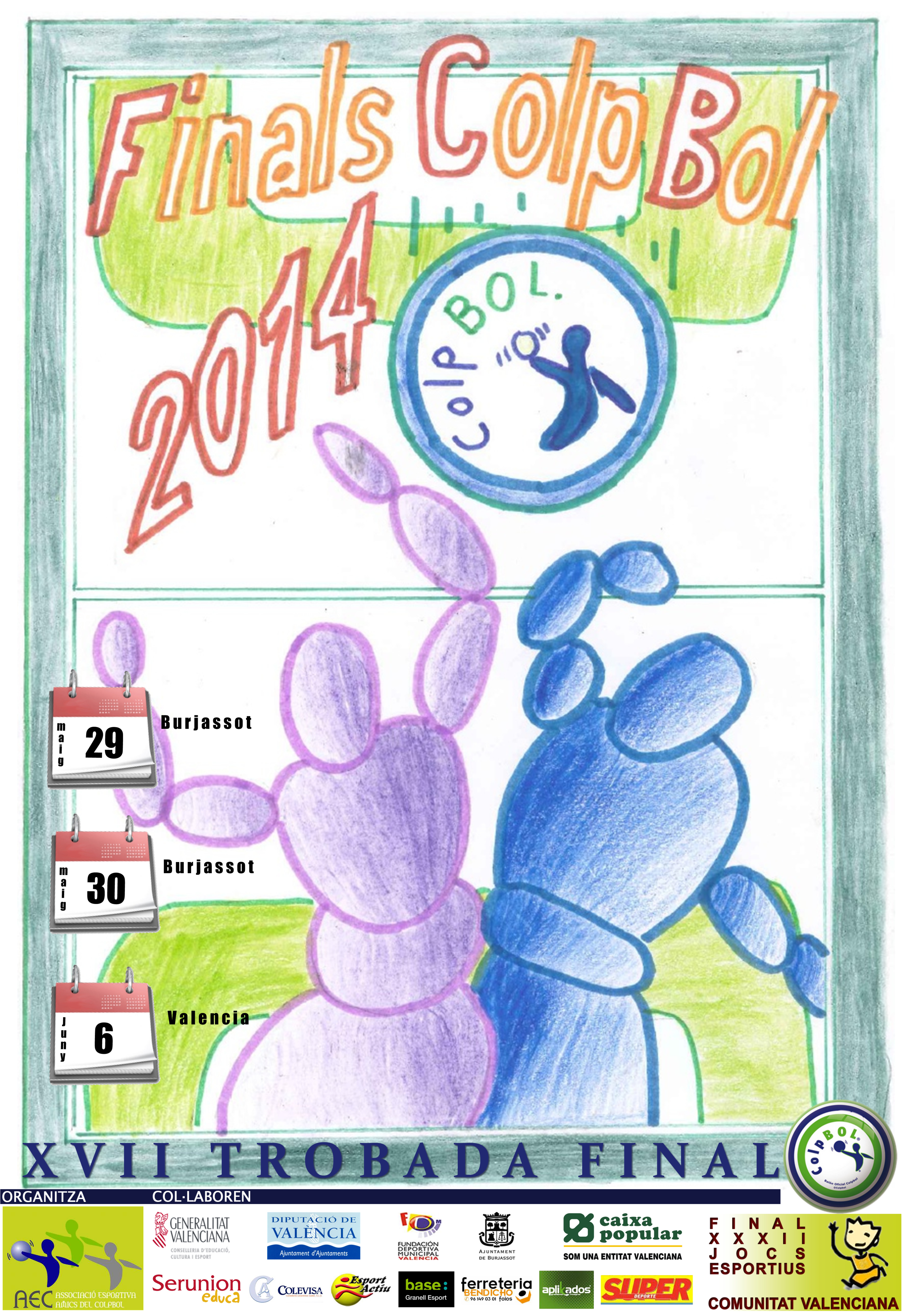 Cartell guanyador de les Trobades Finals LOC 2013/2014